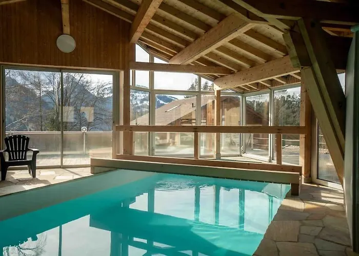 Chalet Verseau Avec Piscine Intérieure